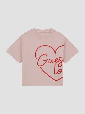 Eco Signature Heart Tee (7-14)