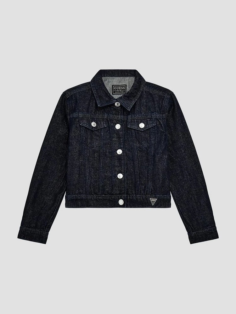 Lurex Denim Jacket (7-16)