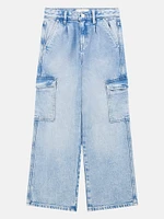 Eco Denim Cargo Pants (7-16)