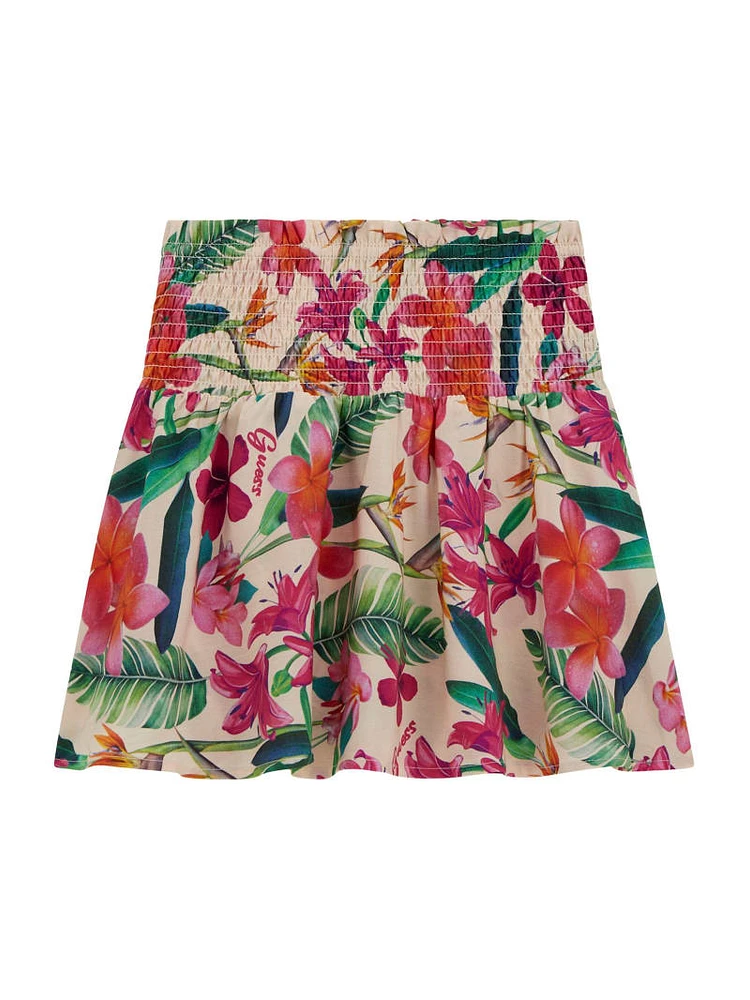 Eco Poplin Floral Skirt (7-16)