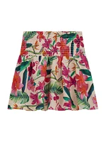 Eco Poplin Floral Skirt (7-16)