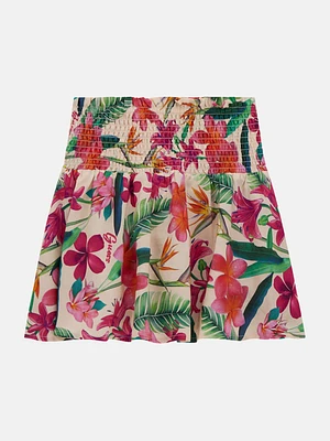 Eco Poplin Floral Skirt (7-16)