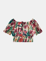 Chiffon Floral Top (7-16)
