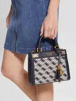 Guess Katey Mini Satchel in Blue