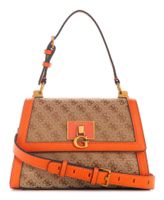 Stephi Jacquard Logo Top Handle Bag