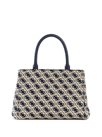 Izzy Jacquard Logo Small Girlfriend Satchel