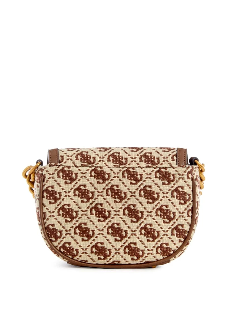 Izzy Jacquard Logo Mini Crossbody