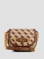 Izzy Jacquard Logo Mini Crossbody