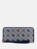Neda Jacquard Logo Large Wallet