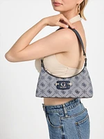 Neda Jacquard Logo Shoulder Bag