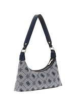 Neda Jacquard Logo Shoulder Bag