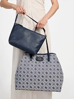 Neda Jacquard Logo Large Tote Set