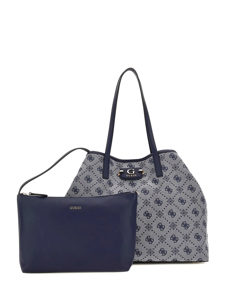 Neda Jacquard Logo Large Tote Set