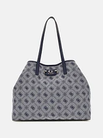 Neda Jacquard Logo Large Tote Set