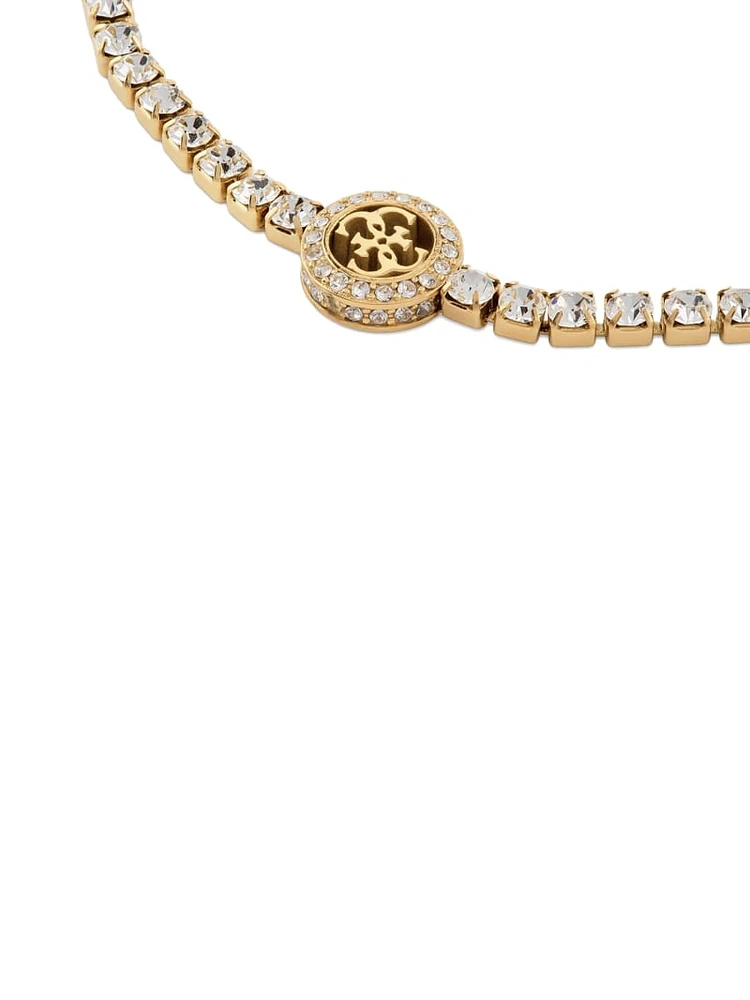 Gold-Tone Quattro G Tennis Bracelet