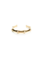 Gold-Tone Bamboo Cuff Bracelet