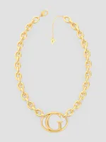 Gold-Tone G Logo Chain-Link Necklace