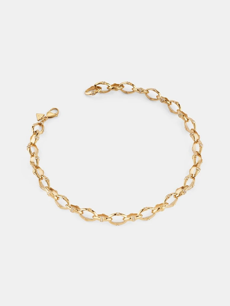 Gold-Tone Bamboo Necklace