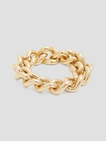 Gold-Tone Textured Medium Bracelet