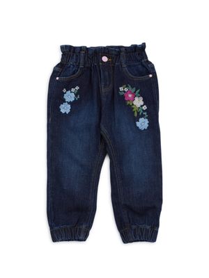 Embroidered Paperbag Jeans (3M-7)