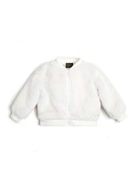 Faux Fur Flight Jacket (3M-7)