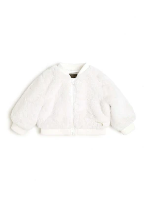 Faux Fur Flight Jacket (3M-7)