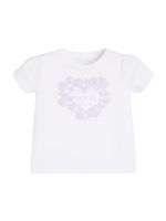 Floral Puff Logo Tee (2-7)