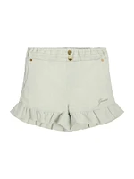 Ruffled Woven Denim Shorts (3M-7)