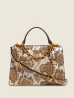 Kristle Python Mini Satchel