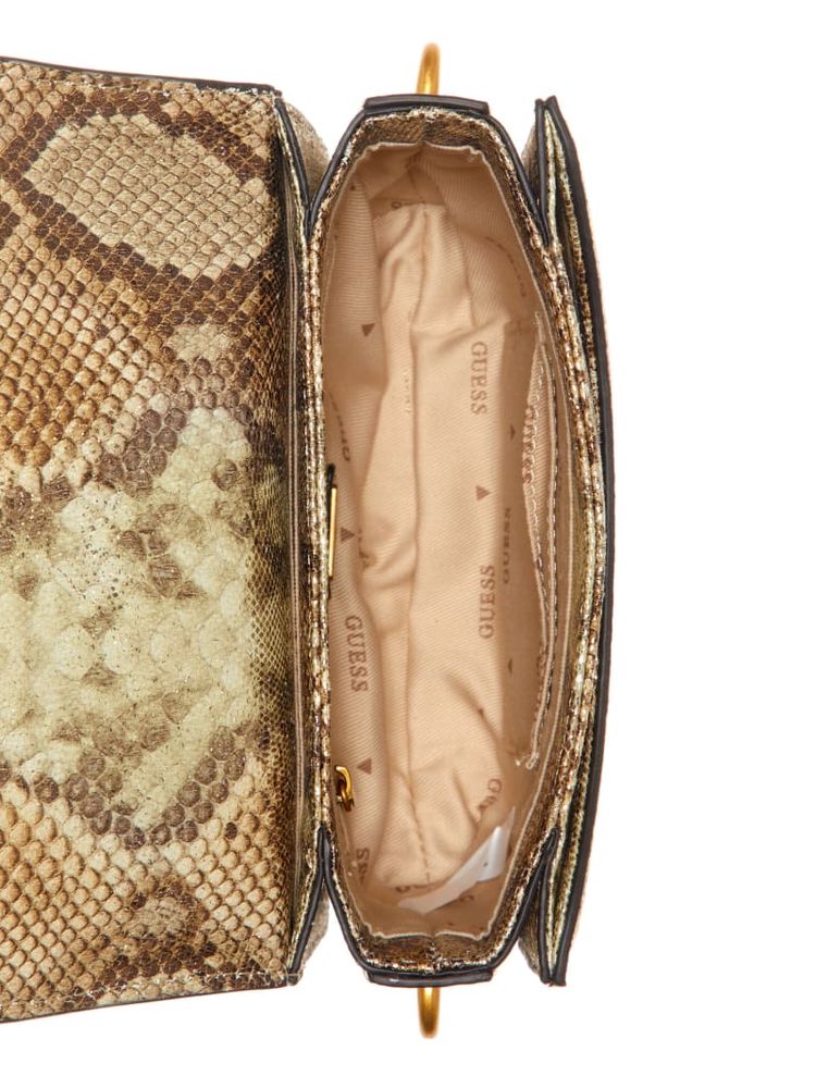 Retour Metallic Python Mini Satchel