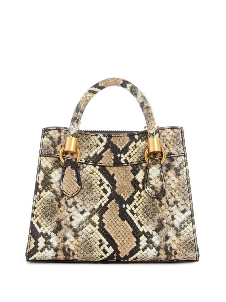 Guess - Nell Croc Girlfriend Satchel Handbag