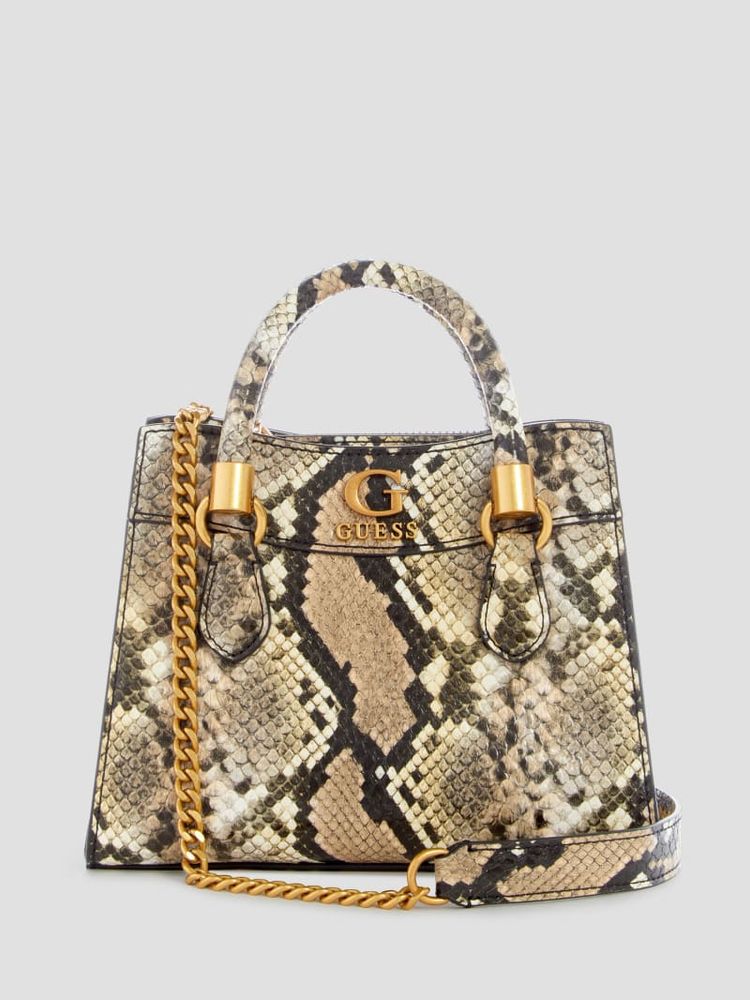 Guess - Nell Croc Girlfriend Satchel Handbag