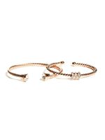 Twisted Cuff Bracelet Set