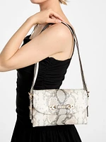 Lefia Snakeskin  Shoulder Bag