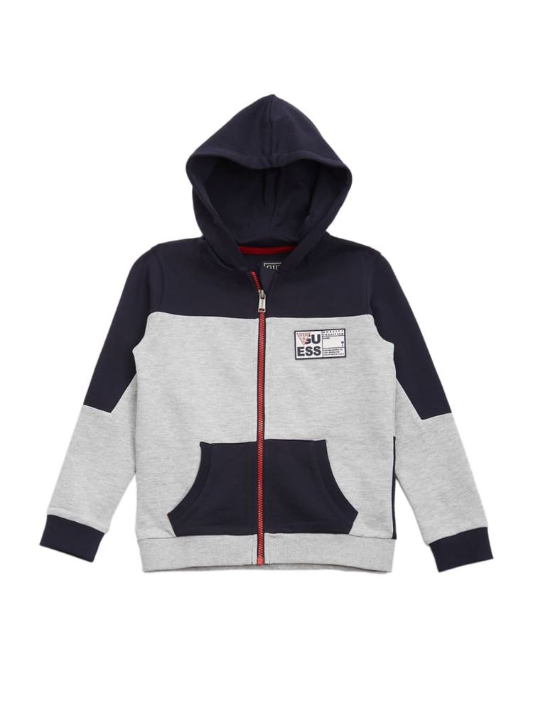 GUESS Color-Block Zip Hoodie (7-14)