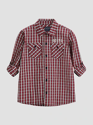 Striped Signature Poplin Shirt (7-16)