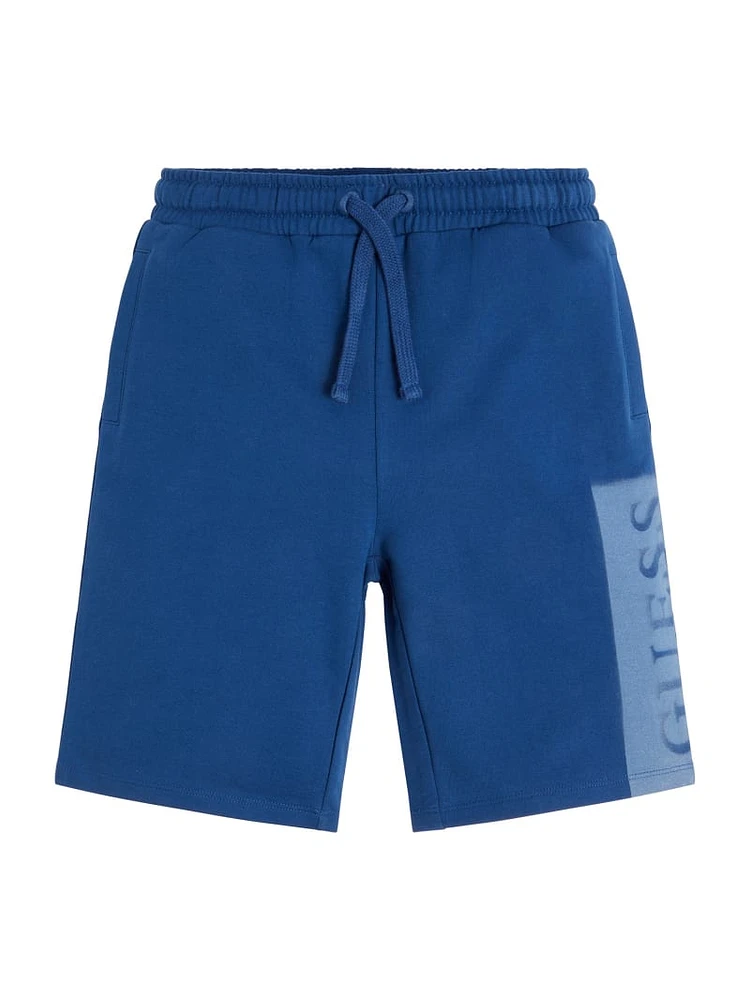 Eco Stencil Logo Active Shorts (7-16)