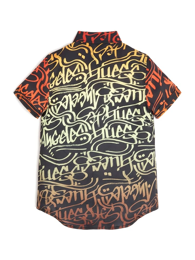 Printed Short-Sleeve Shirt (7-16)