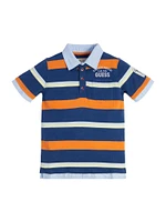 Eco Striped Jersey Polo (7-16)