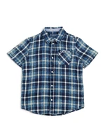 Patch Plaid Shirt (7