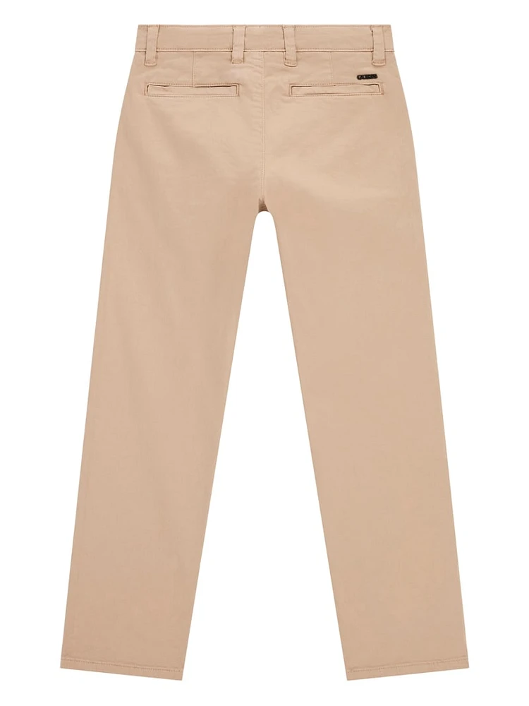 Sateen Chino Pants (7-16)