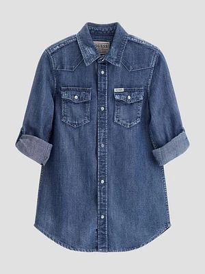 Woven Chambray Shirt (7-16)