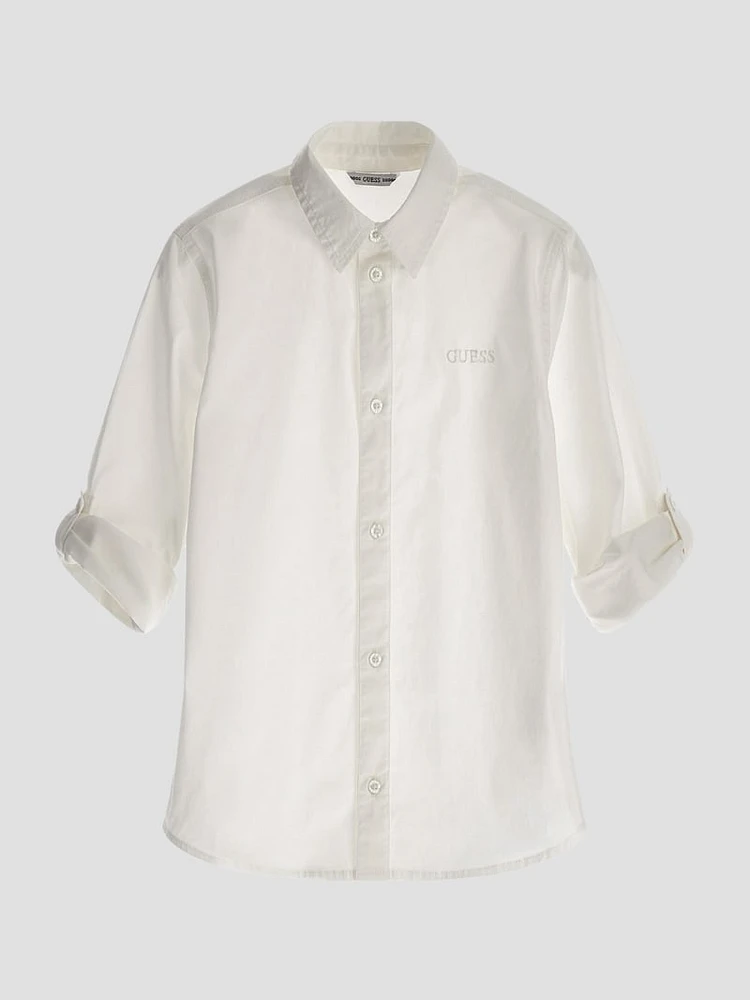 Eco Woven Poplin Shirt (7-16)