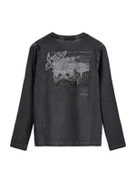 Washed Long-Sleeve Tee (7-16)