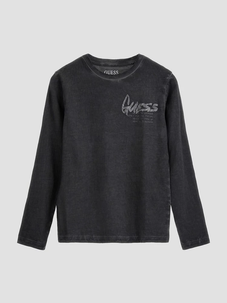 Washed Long-Sleeve Tee (7-16)