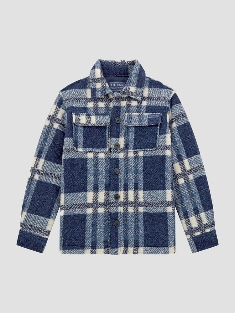 Flannel Padded Shacket (7-18)