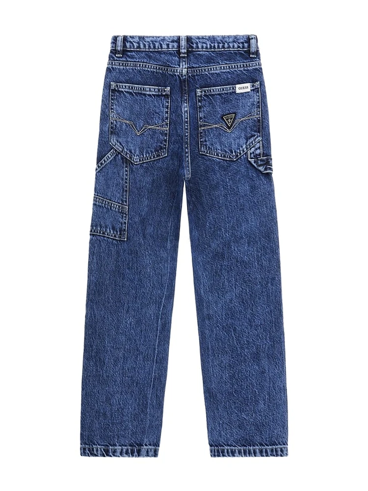 Rigid Denim Worker Pants (7-18)