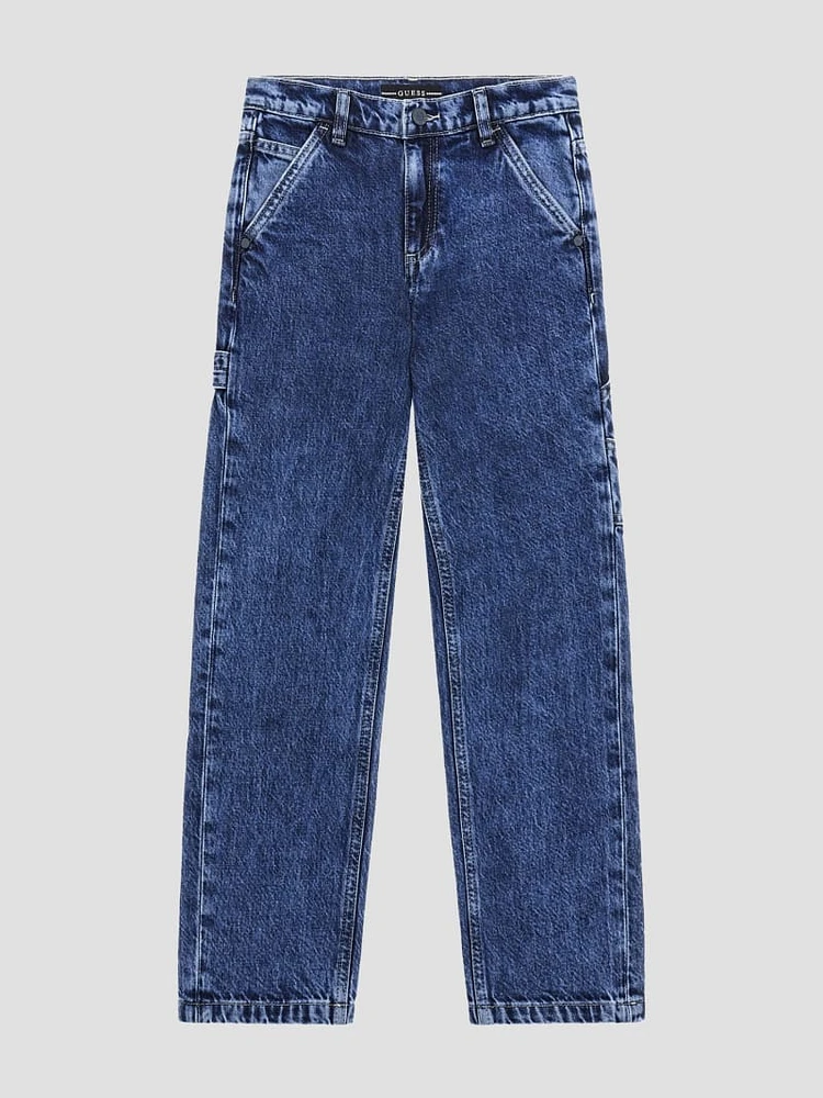 Rigid Denim Worker Pants (7-18)