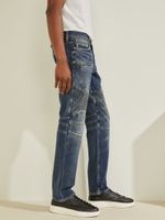 Eco Tapered Moto Jeans