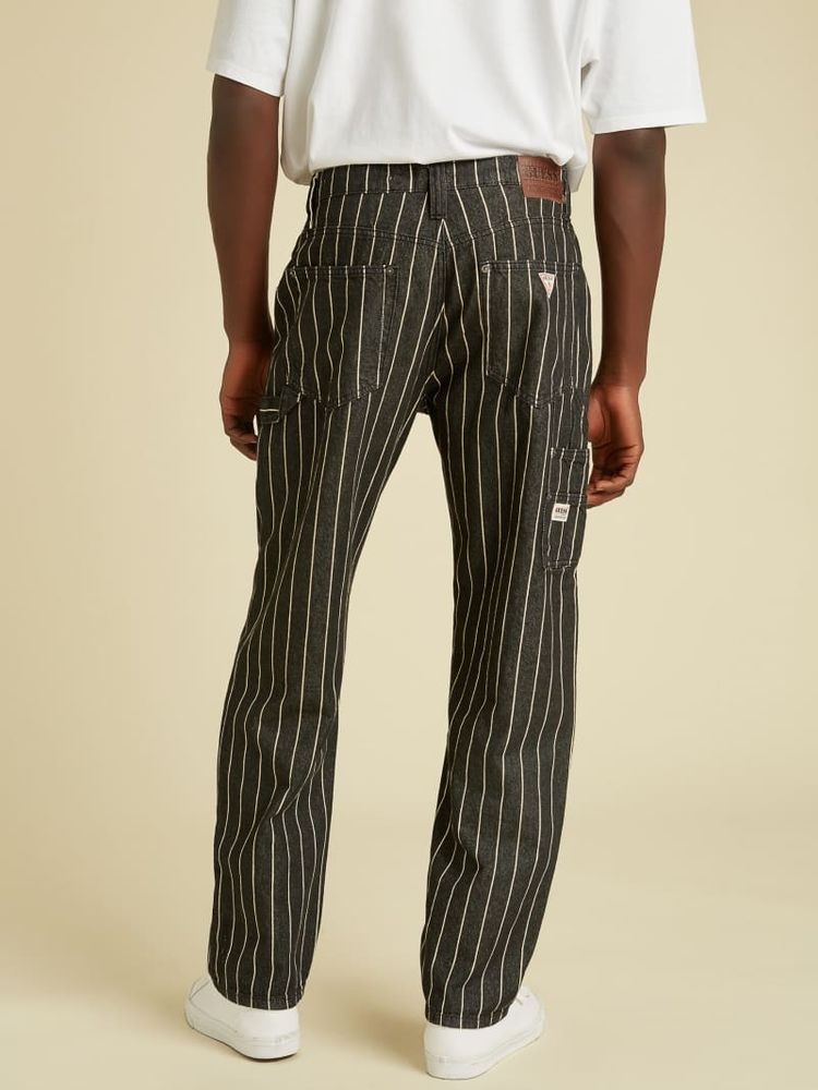 GUESS Originals Pinstripe Carpenter Jeans